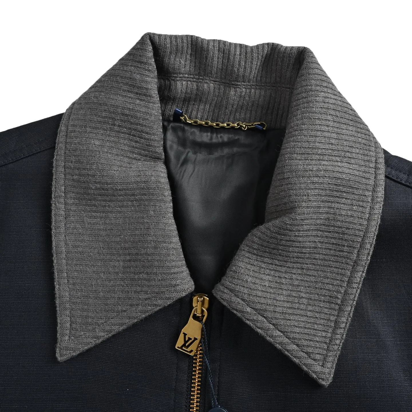 Louis Vuitton/Louis Vuitton checkerboard leather pocket blend work jacket